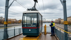 Брянская канатная дорога не прошла проверку промышленной безопасности