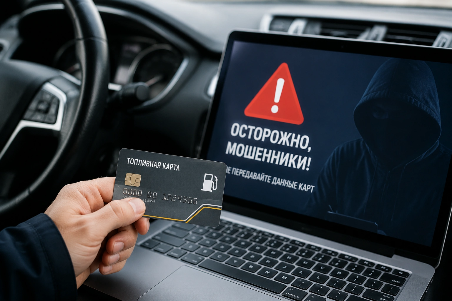 МВД предупредило о новой волне мошенничества с топливными картами