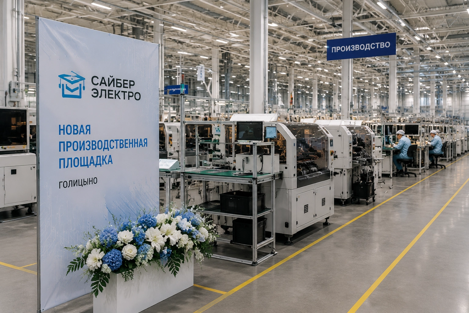 Компания «Сайбер Электро» открыла новую производственную площадку в Голицыно