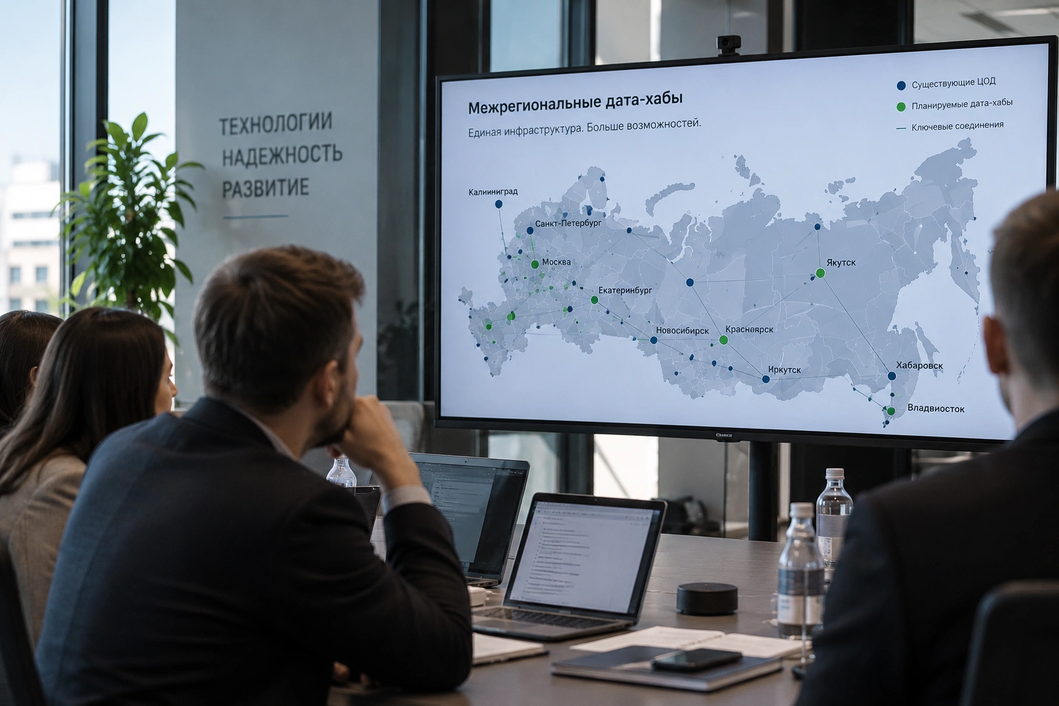 Операторы ЦОД предложили сформировать в России сеть из 30–40 межрегиональных дата-хабов