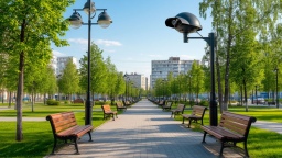 В Мурманске установят почти 120 камер видеонаблюдения в парках и скверах