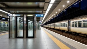 В Петербурге испытают автоматические двери на открытых станциях метро
