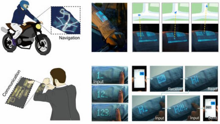 Китайские ученые создали шарф-дисплей для воспроизведения сообщений и изображений