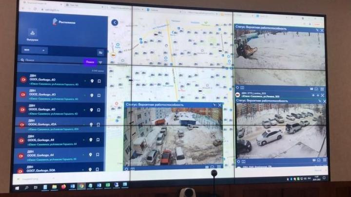 Видеокамеры «Ростелекома» контролируют уборку снега в Южно-Сахалинске