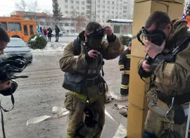 Пожарные Подмосковья провели учения на объекте здравоохранения с массовым пребыванием людей