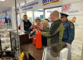 В Ханты-Мансийске из-за нарушений пожарной безопасности остановлена работа городского ТЦ