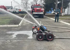 МЧС использовало робототехнику во время учений на территории режимного объекта