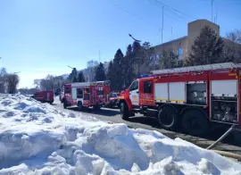 Ликвидирован пожар в торговом центре Благовещенска Амурской области