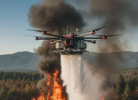 В борьбе с лесными пожарами функции малой авиации переходят к беспилотникам