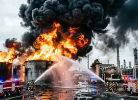 Пожар на объекте «Транснефти» произошел при зачистке выведенного из эксплуатации резервуара