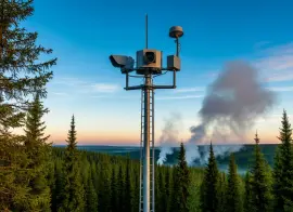 В Красноярском крае сеть «Лесохранитель» пополнили 11 камер кругового обзора