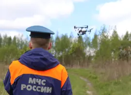 Сотрудники МЧС провели тестирование беспилотников для мониторинга пожароопасной обстановки в Тульской области