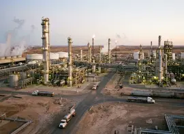 В Амурской области произошел пожар  на газохимическом комплексе
