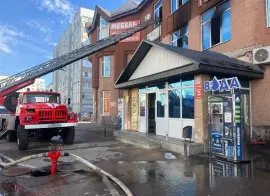 Пожар в ТЦ «Солнечный» в Стерлитамаке локализован