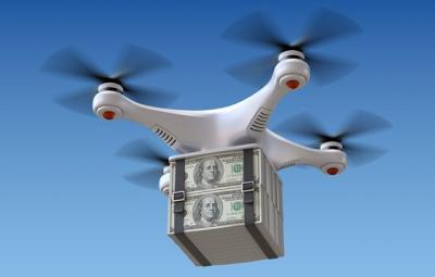 Сбербанк разрабатывает технологию доставки наличных денег дронами