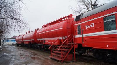 Спасатели Красноуфимска получили пожарный поезд нового поколения