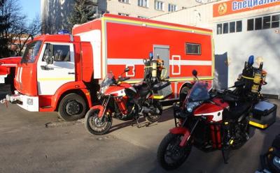 Ульяновские пожарные получили мобильный комплекс «Кирасир»