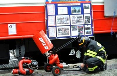 Спасатели Оренбургской области получили современный пожарный поезд