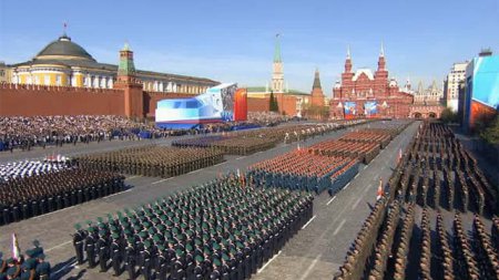 Москвичи проследят за репетицией парада Победы в режиме онлайн