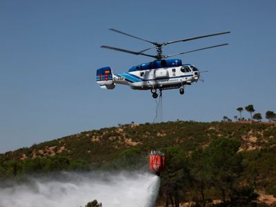 Российские вертолеты спасают Европу от пожаров