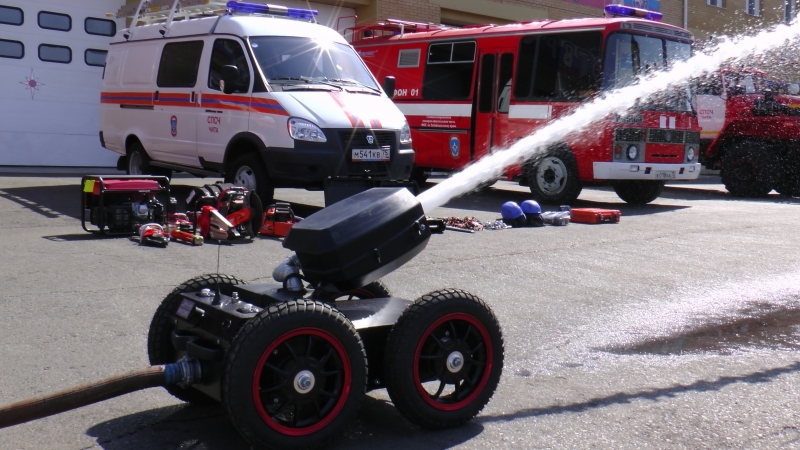 Робот встал на защиту Читы от пожаров